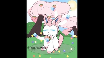 Umbreon And Sylveon Being Cute