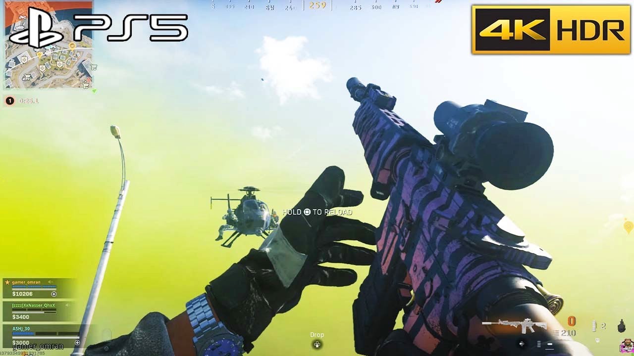 Call of Duty Warzone: (M4A1 10 Round Mag SOCOM) Rebirth Island Gameplay PS5 (No commentary)