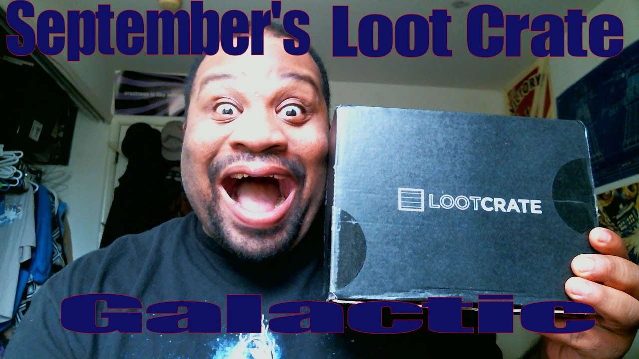 September's LootCrate Galactic Theme Unboxing 2014