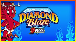 Smokin' Hot Stuff Diamond Blaze 9 Reel Slot - SHORT & SWEET!