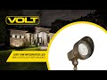 What&#39;s In The Box? | VOLT® 120V 18W Brass LED Spotlight with Knuckle (Bronze)