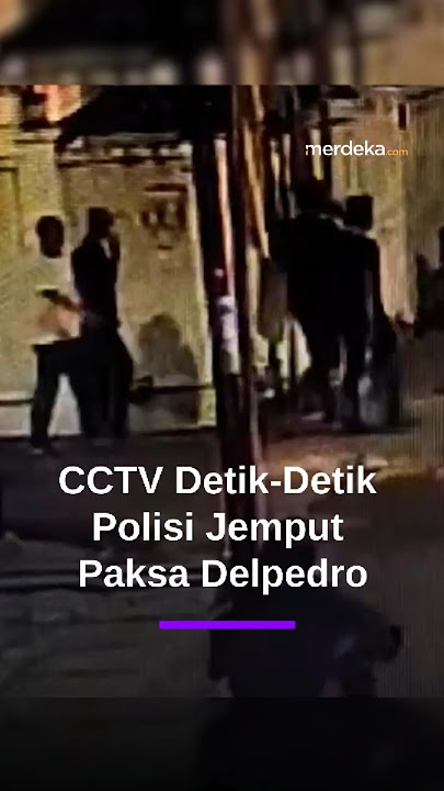 Rekaman CCTV: Polisi Jemput Paksa Delpedro Marhaen di Kantor Lokataru