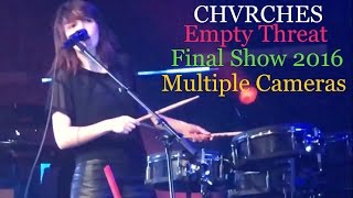 Chvrches Empty Threat live 2016 Edited HD video Last Show Washington DC Echostage