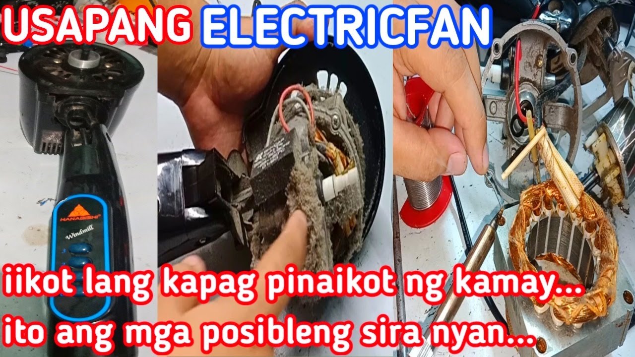 HOW TO REPAIR HANABISHI STAND FAN NOT WORKING TAGALOG YouTube