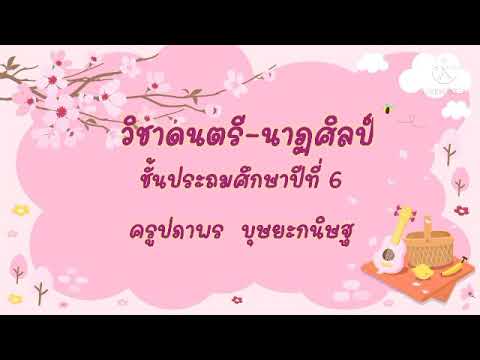 หน่วยการเรียนรู้ที่ 2 นาฏยศัพท์และภาษาท่าทางนาฏศิลป์ ป.6 ep.1 นาฏยศัพท์