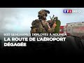 600 gendarmes dploys  nouma  la route de laroport dgage