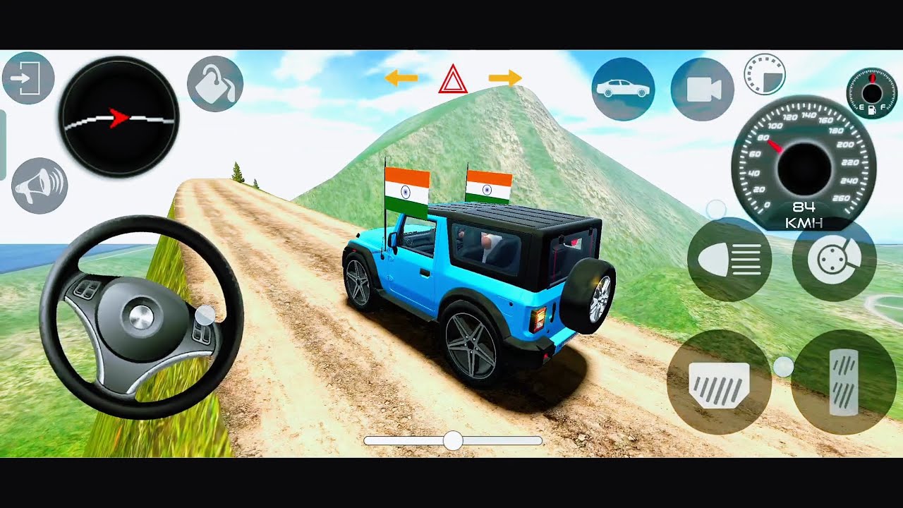 Modified Mahindra Thar 💪 Games: Indian Blue Thar 🇮🇳 (Gadi Wala Game) Car Game Android 2026