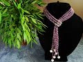 تعليم الاكسسورات souna bijoux عمل عقد الكريسطال الراقي والعصري