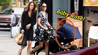 Kate Middleton officially met her sister Pippas newborn daughter Rose ?