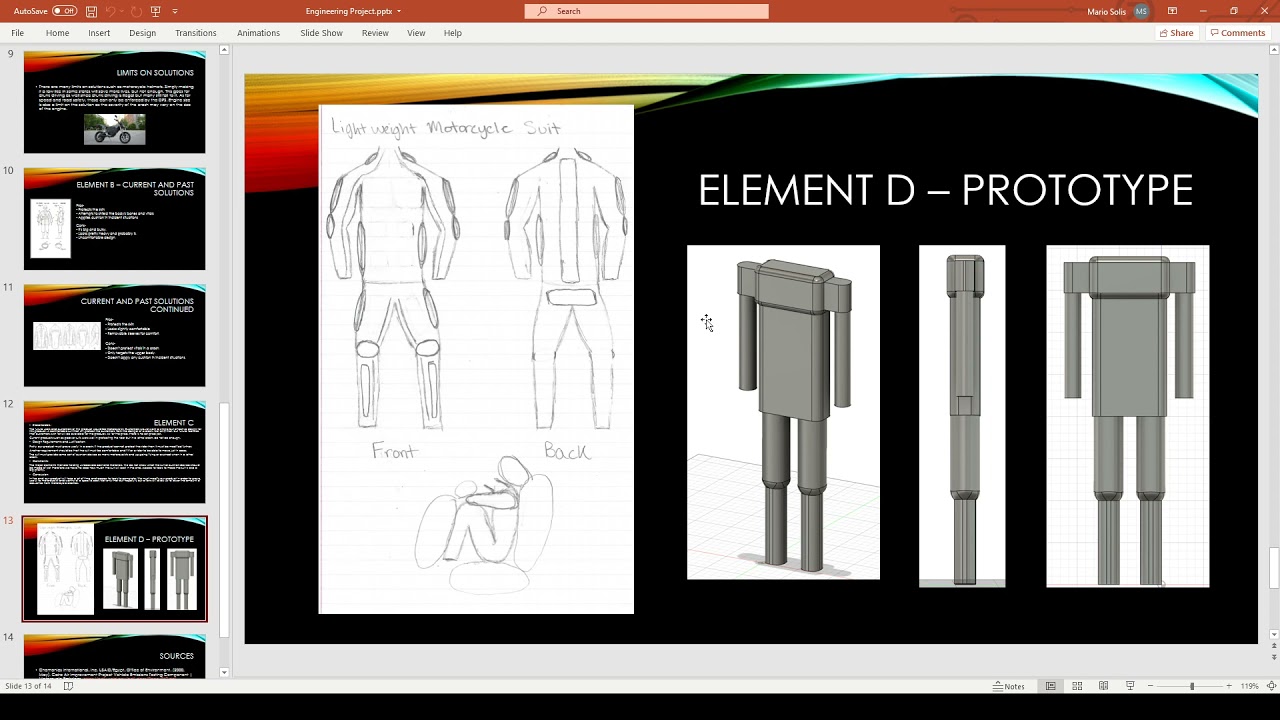 Engineering project presentation