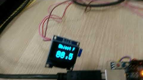 Arduino + MLX90614 + OLED 128X64