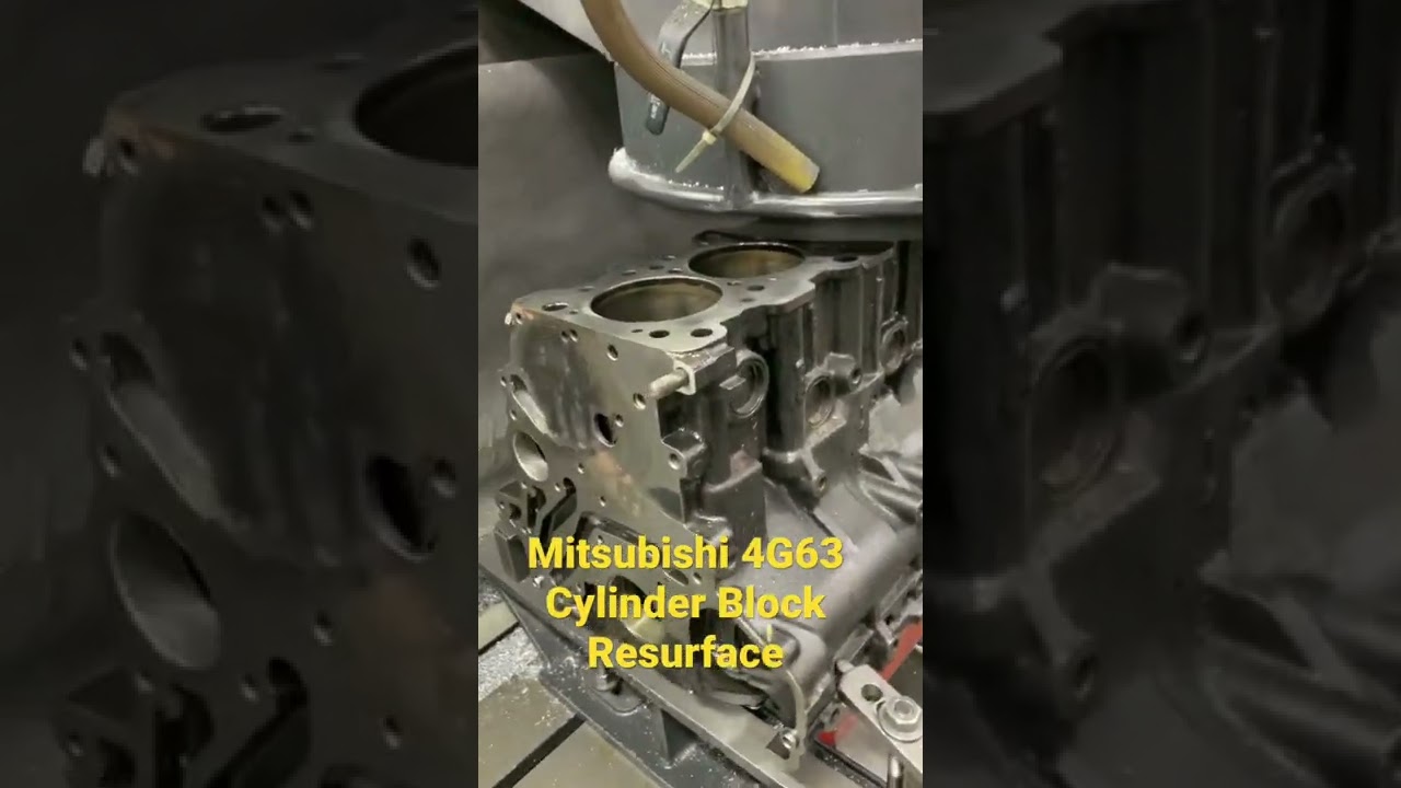 Cylinder Block Resurface of MITSUBISHI 4G63 YouTube