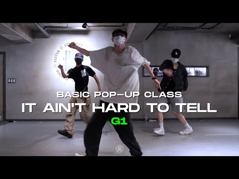 G1 Basic Pop-up Class | NAS- It Ain't Hard to Tell (remix) | @JustjerkAcademy