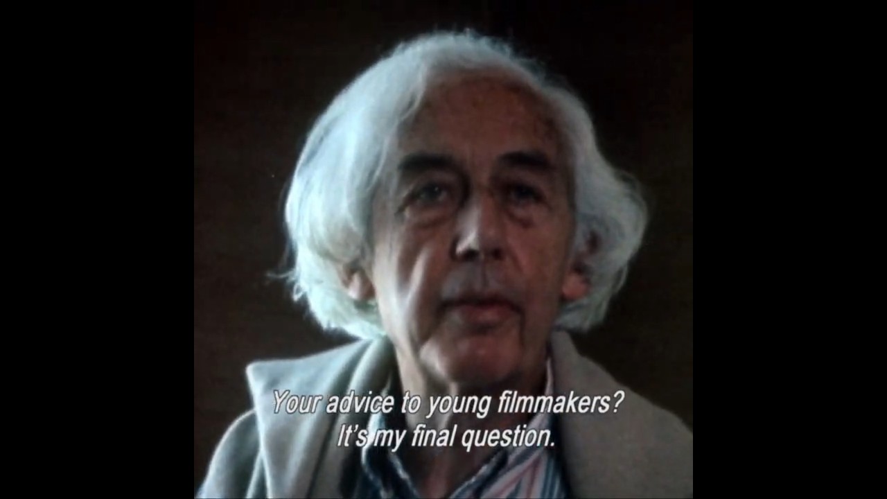 Bresson's Advice to Young Filmmakers