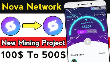 Nova Network Airdrop || Nova Network Mining || Nove App