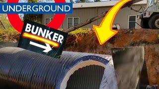 Backyard UNDERGROUND Bunker Build!