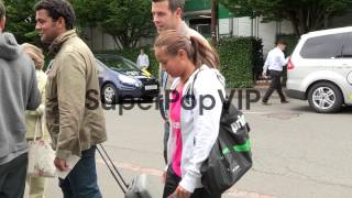 Tara Moore at Celebrity Video Sightings at Wimbledon on J...