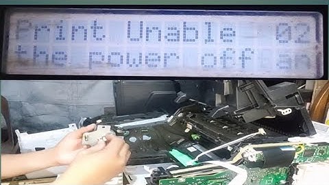 print unable 02 error #fixed #brother dcp-1615NW #printer #laser #error #change main motor