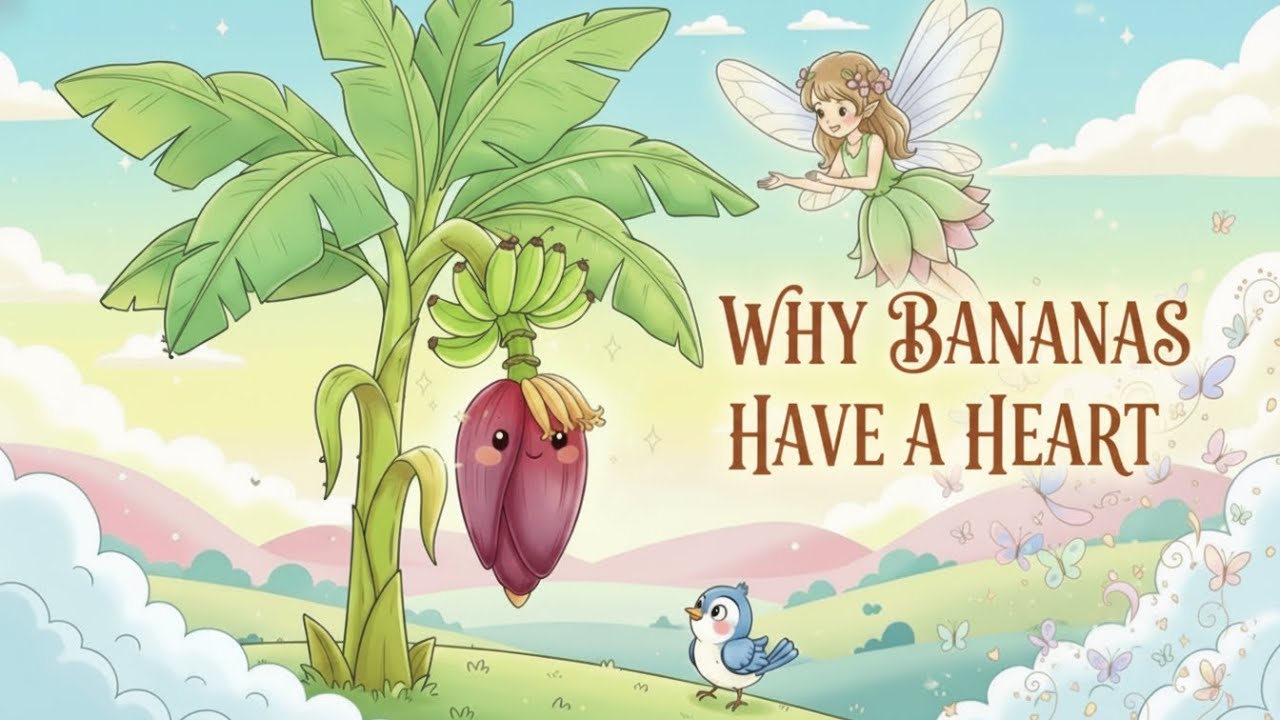 Why Bananas Have a Heart 💛 | A Sweet Tale of Wishes, Fairies & Growing Kindness