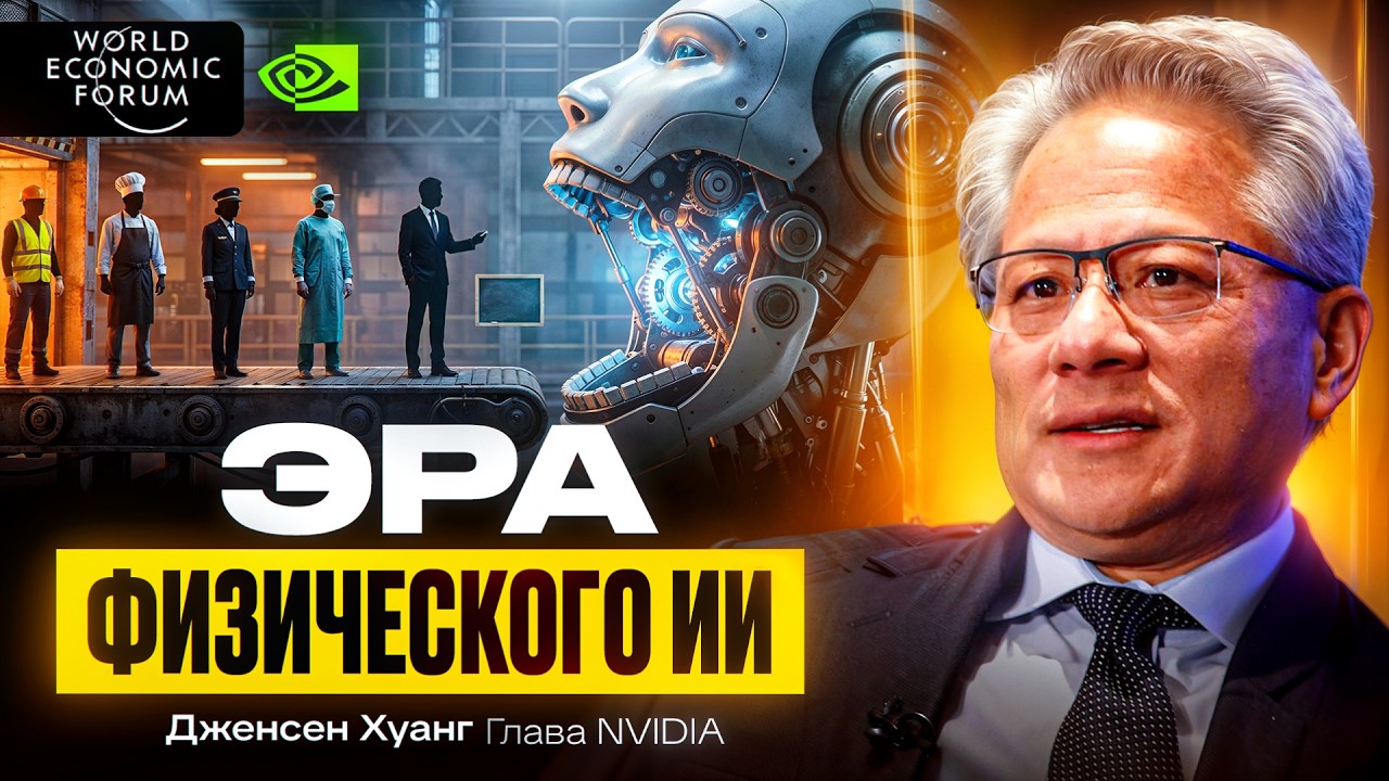 Глава NVIDIA: Чат-боты - прошлое. Будущее за роботами и физическим ИИ