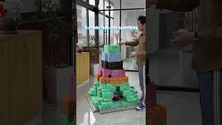 Let’s build an Eiffel Tower with EPP #epo #epp #eps #etpu #eppmachine #foamingmachine