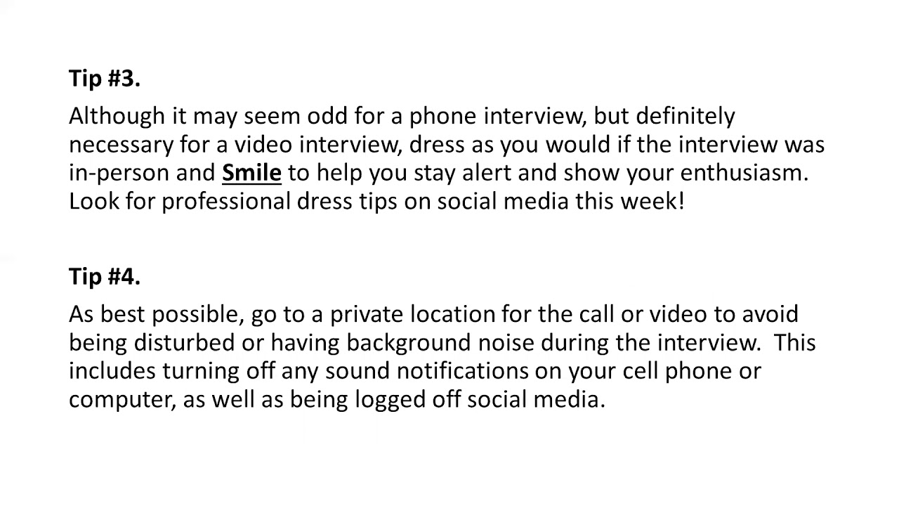 How to prepare for virtual interviews - YouTube