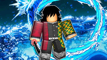 Going from Noob To Water Hashira Giyu Tomioka in Slayers Unleashed | ROBLOX |