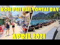 Tonsai Bay Walk Koh Phi Phi Island Thailand April 2021