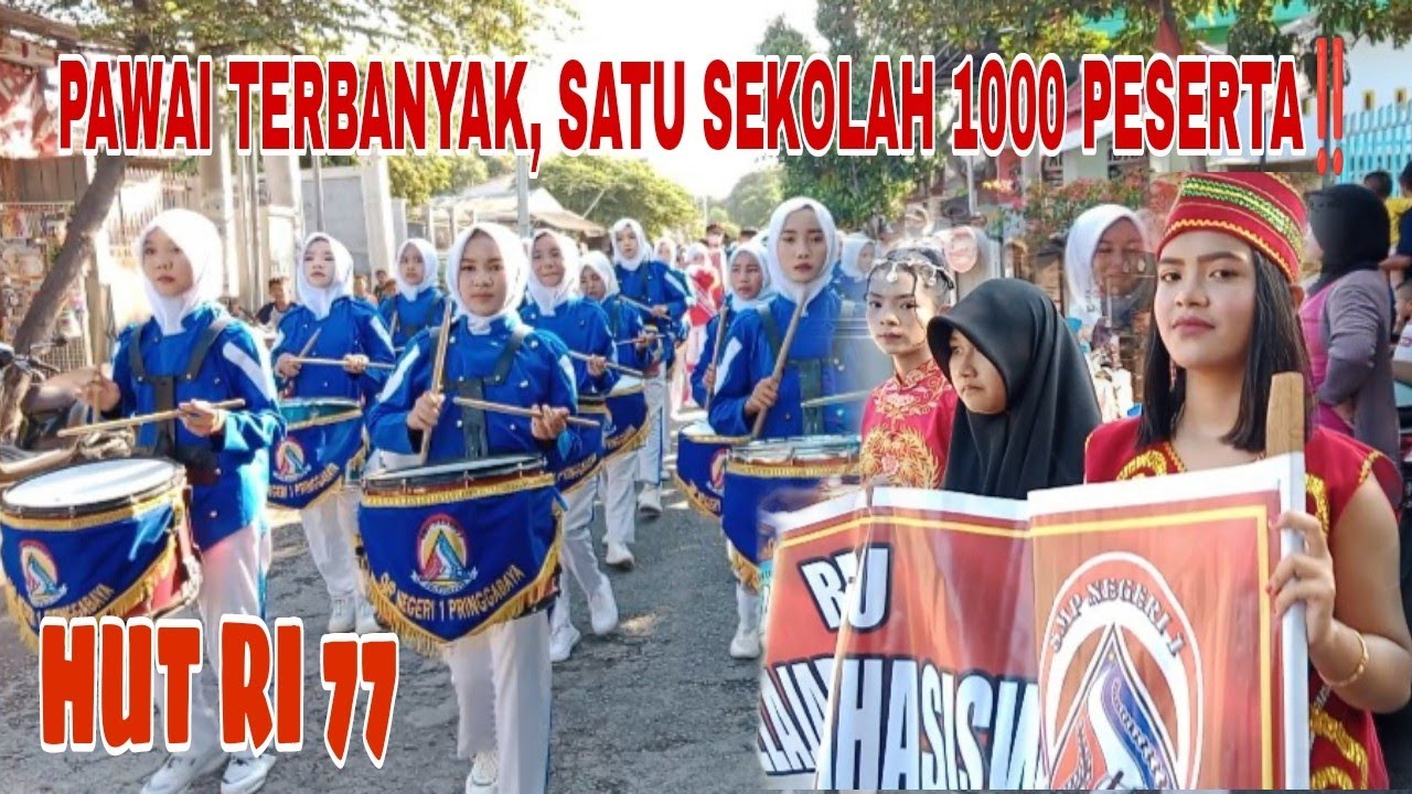 Pawai Tingkat SMP/MTs Kecamatan Pringgabaya‼️