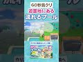 60秒島クリ🎡遊園地にある流れるプールの作り方【あつ森/島クリエイター】#shorts