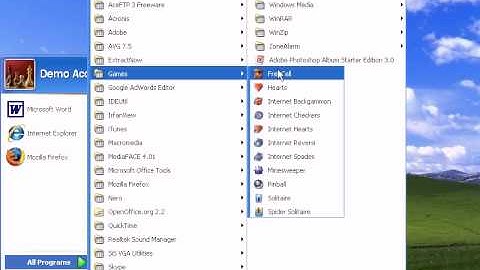 Introduction To Windows XP - How To Add Shortcuts To Your Windows Desktop