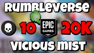 *20K DAMAGE* 10 KO‘S - So I played VICIOUS MIST… - Rumbleverse No Commentary Gameplay
