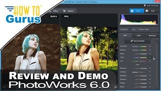 Review of PhotoWorks 6 Photo Editing Software PC AI Image Enhancement