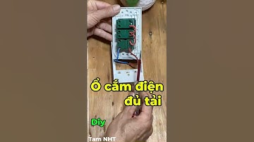 Gắn dây điện vào ổ cắm điện đủ tải #trick #Shorts #ocamdiendutai #daydientot #giadaydien
