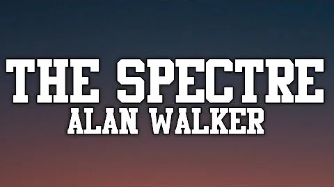 Alan Walker - The Spectre (Lyrics) [slowed] / we live, we love, we lie