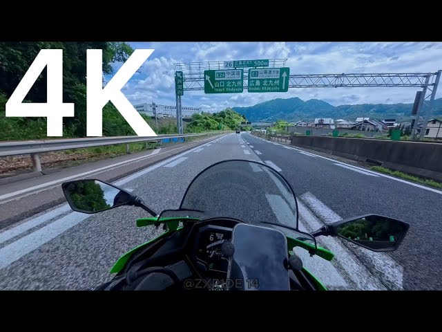 静かな絶叫 4K] Japan Highway Ride | Kawasaki NinjaZX-4RR Pure Sound [Vol.07
