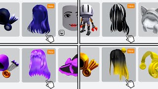 HURRY! GET THESE NEW FREE ROBLOX ITEMS BEFORE ITS DELETED! 😱😍 (COMPILATION)