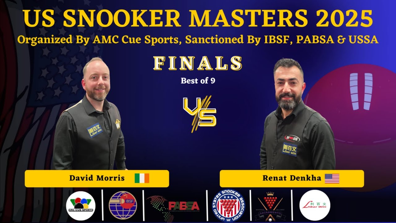 US Snooker Masters 2025 | David Morris vs Renat Denkha | Finals | OX Promotions