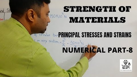 STRENGTH OF MATERIALS/MECHANICS OF SOLIDS/PRINCIPAL STRESSES AND STRAINS/PART-8