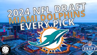 Miami Dolphins Draft Picks - 2024 NFL Draft (Chop Robinson, Malik Washington & More!!!)