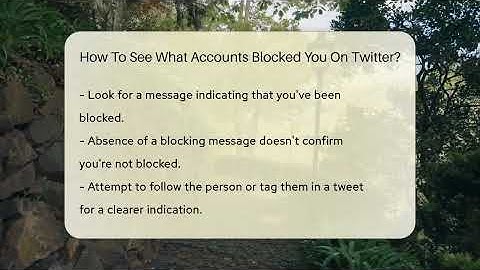 How To See What Accounts Blocked You On Twitter? - Everyday-Networking