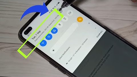 Realme 6 Pro 6i : How to Display Daily Data Usage / Network Speed on the Status Bar