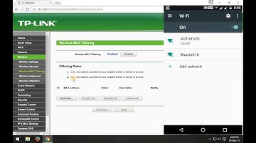 TP-Link Router Mac Based Wifi Access (Wireless MAC Filtering)