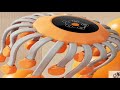A must-have product! 20Massage Heads Orange Scalp Head Massager Red Light Vibrator Octopus Scratch