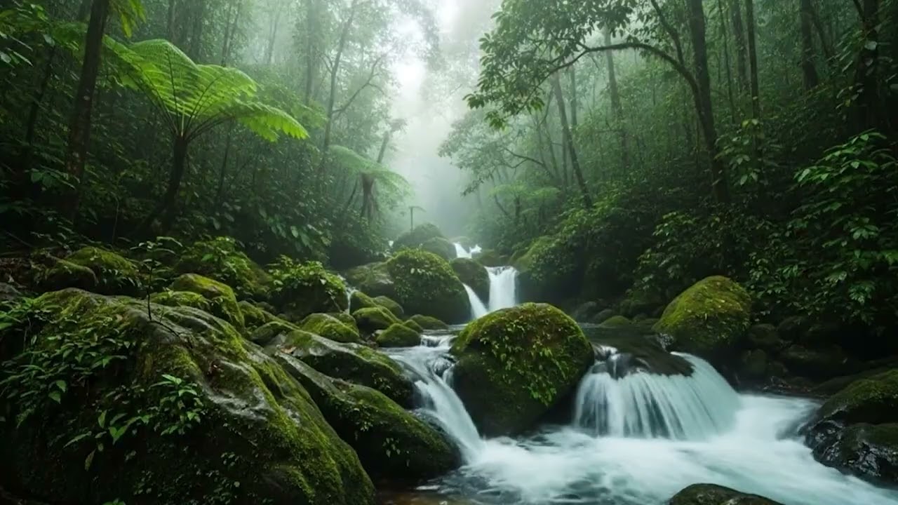 Soothing Relaxation Music, Relaxing Piano Music, Sleep Music, River Sounds, Relax Music, Meditation.