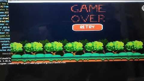 retry button in game over screen works