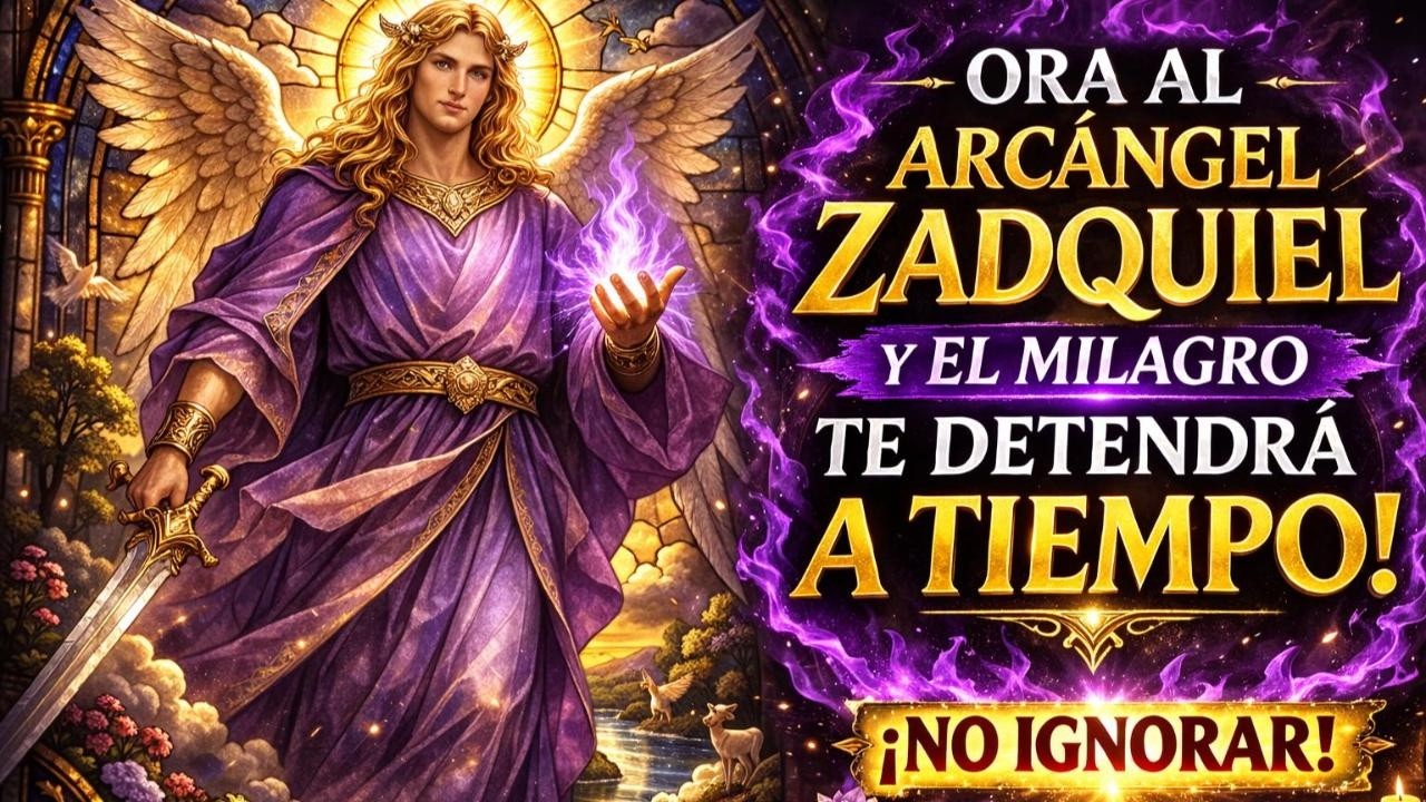 ESTA ORACIÓN ATRAE MILAGROS URGENTES 💜  Arcángel Zadkiel