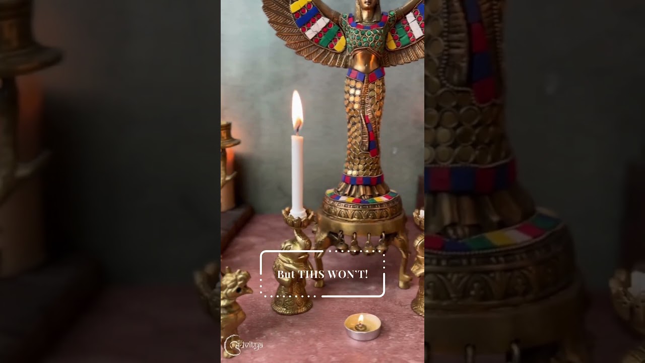 Bring Home these Artistic Brass Candle stands.