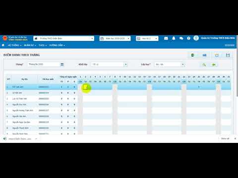 10. Hướng dẫn quản lý điểm danh học sinh - youtube