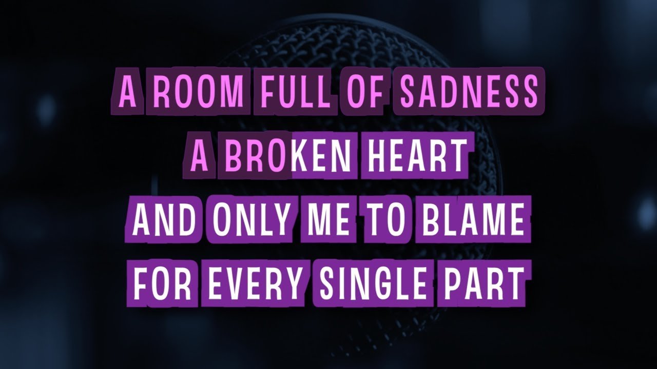 Let Me Go Karaoke Gary Barlow Youtube